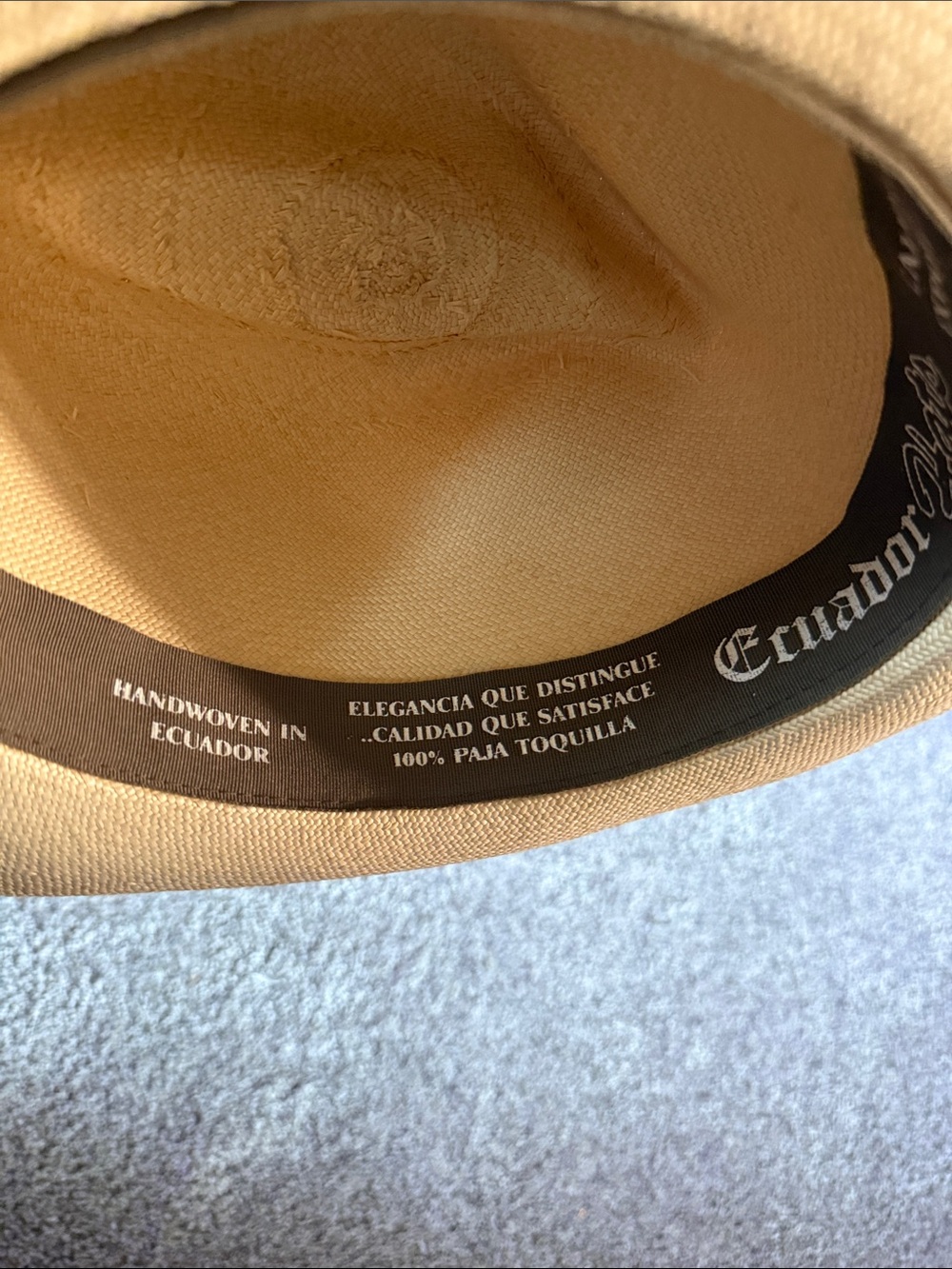 Montecristi 60-Hand Woven in Ecuador-Panama Hat-Cream - Picture 11 of 15